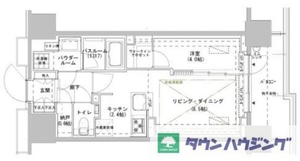 パークスフィア牛込神楽坂の物件間取画像